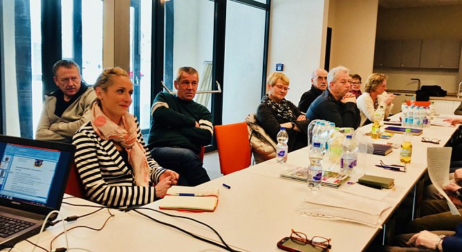 B&uuml;rgermeisterkandidatin bei Kleing&auml;rtnern (Foto: SPD Sondershausen)