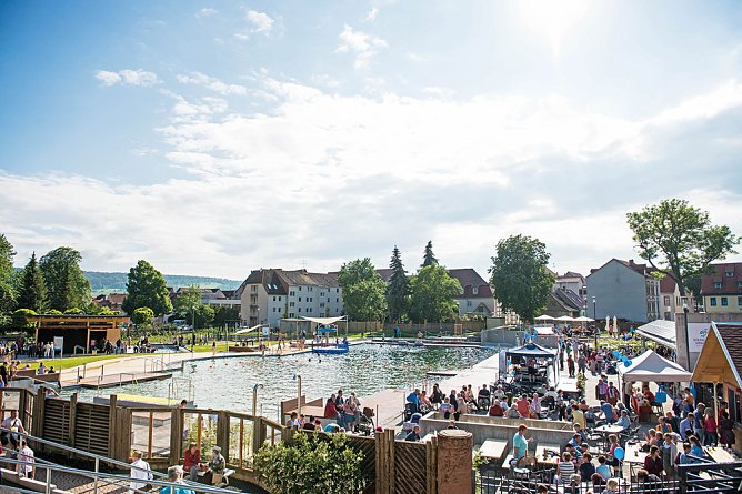 Saisoner&ouml;ffnung im Solewasser-Vitalpark (Foto: Stadtmarketing Bad Frankenhausen)
