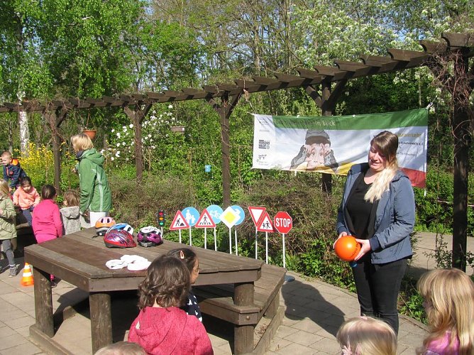 Verkehrssicherheitstag der Kita Regenbogen  Artern (Foto: Bernd M&uuml;ller)