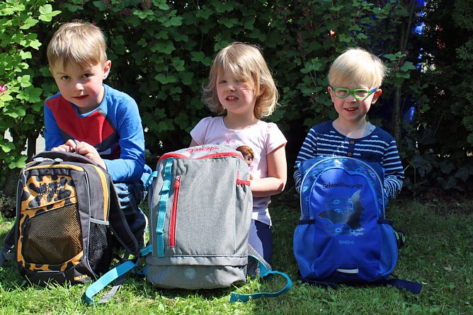 Neue Rucks&auml;cke gehen mit Kindern auf Reisen (Foto: Kita Arche Noah Gro&szlig;furra)
