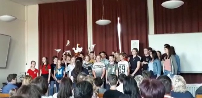 Willkommen und Abschied � Fr&uuml;hlingskonzert am Kyffh&auml;user-Gymnasium (Foto:  Kyffh&auml;user-Gymnasium)