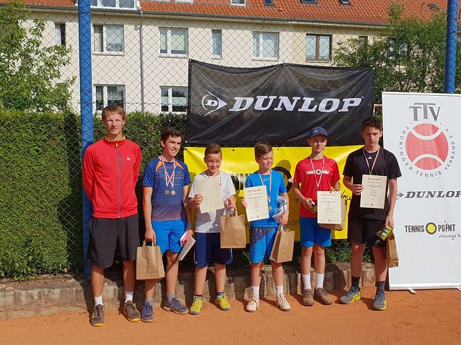 Pauline Bauer und Martens Saal Landesmeister in der U14 (Foto: Marcel Fromm)