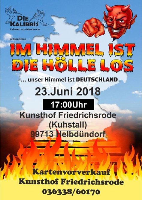 KABARETT Die Kalibris vorverlegt (Foto: Kunsthof Friedrichsrode) KABARETT Die Kalibris vorverlegt (Foto: Kunsthof Friedrichsrode)