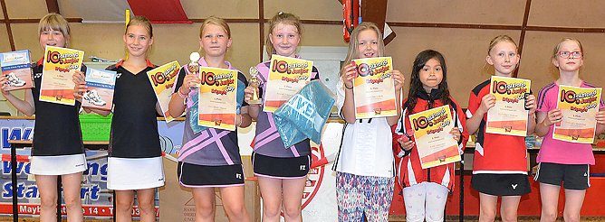 Erfolgreiche Frankenhäuser Badmintontalente (Foto: Andreas Reich) Erfolgreiche Frankenhäuser Badmintontalente (Foto: Andreas Reich)