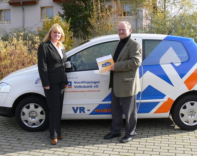 Lohn f&uuml;r ehrenamtliche Arbeit (Foto: Nordth&uuml;ringer Volksbank)