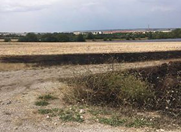 Brand im Gewerbegebiet Greu&szlig;en und mehr (Foto: Enrico K&ouml;hler)