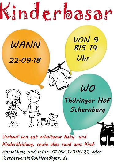 Anmeldung zum Basar schon möglich (Foto: privat) Anmeldung zum Basar schon möglich (Foto: privat)