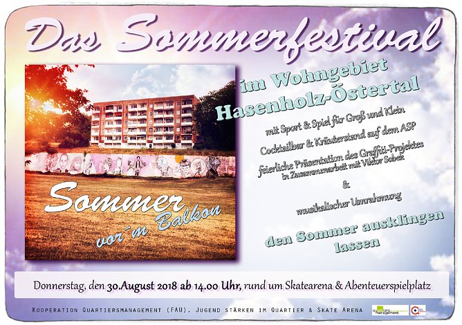 Herzlich Willkommen zum Wohngebietsfest (Foto: Karl-Heinz Herrmann) Herzlich Willkommen zum Wohngebietsfest (Foto: Karl-Heinz Herrmann)