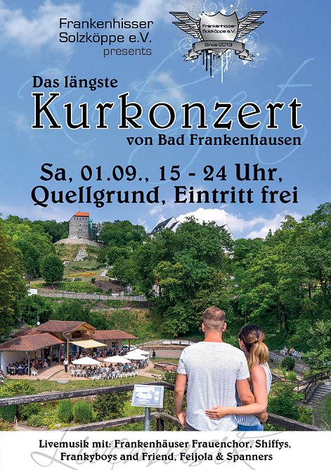 Das längste Kurkonzert der Stadtgeschichte (Foto: Stadt Bad Frankenhausen) Das längste Kurkonzert der Stadtgeschichte (Foto: Stadt Bad Frankenhausen)