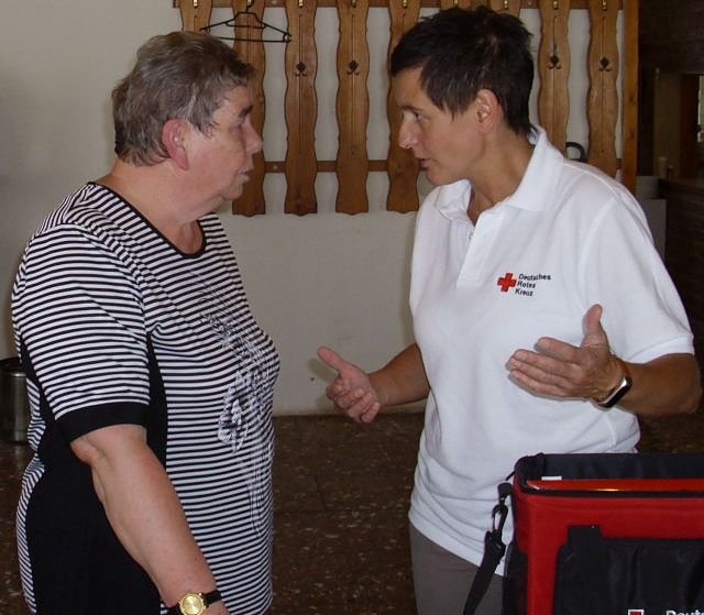 Erste Hilfe aufgefrischt im WB 4 (Foto: Thomas Leipold) Erste Hilfe aufgefrischt im WB 4 (Foto: Thomas Leipold)