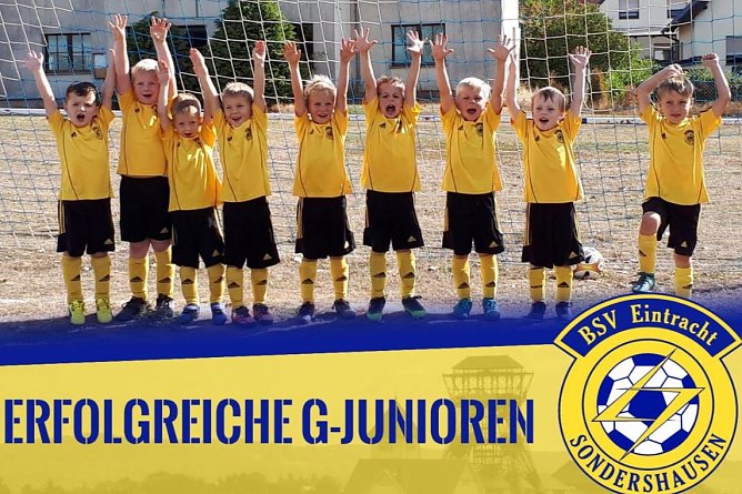 Erfolgreiche G-Junioren (Foto: BSV Eintracht Sondershausen) Erfolgreiche G-Junioren (Foto: BSV Eintracht Sondershausen)