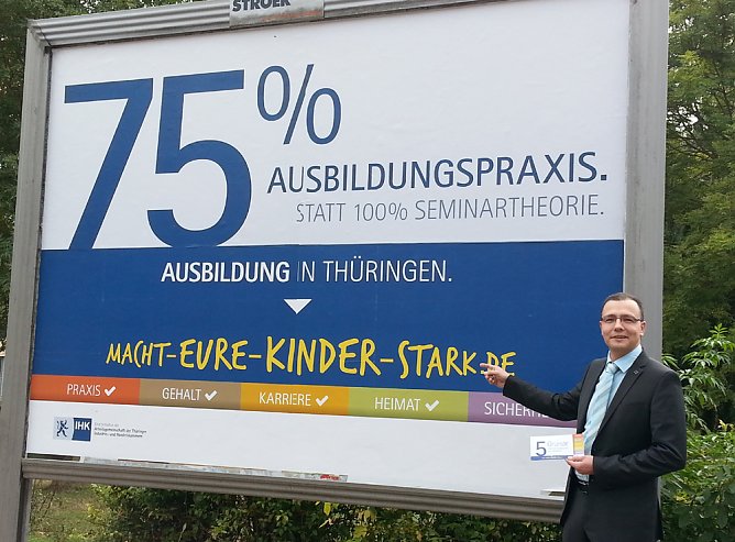 Ausbildung in Thüringen – macht eure Kinder stark! (Foto: IHK) Ausbildung in Thüringen – macht eure Kinder stark! (Foto: IHK)