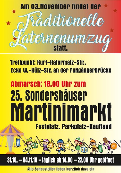 Laternenumzug durch Sondershausen und mehr (Foto: Karl-Heinz Herrmann) Laternenumzug durch Sondershausen und mehr (Foto: Karl-Heinz Herrmann)