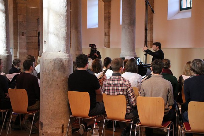 Mehr als nur eine Probe - App wird unterst&uuml;tzt (Foto: Karl-Heinz Herrmann)