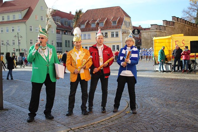 Steffen der Grimmige verteidigte sein Rathaus (Foto: Karl-Heinz Herrmann) Steffen der Grimmige verteidigte sein Rathaus (Foto: Karl-Heinz Herrmann)