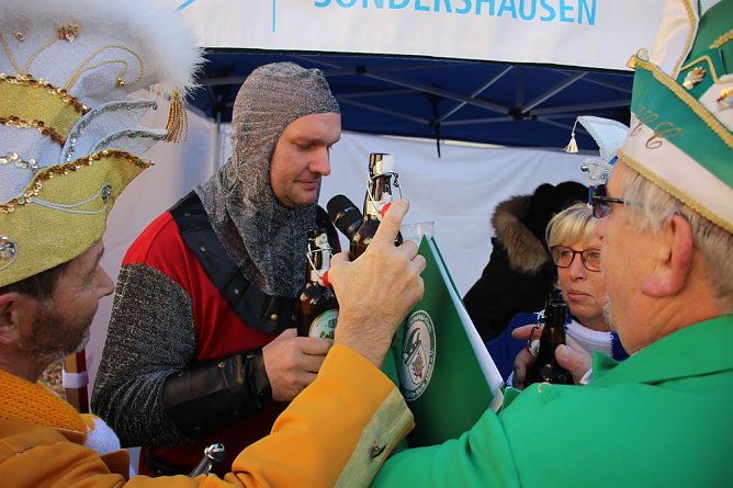 Steffen der Grimmige verteidigte sein Rathaus (Foto: Karl-Heinz Herrmann) Steffen der Grimmige verteidigte sein Rathaus (Foto: Karl-Heinz Herrmann)