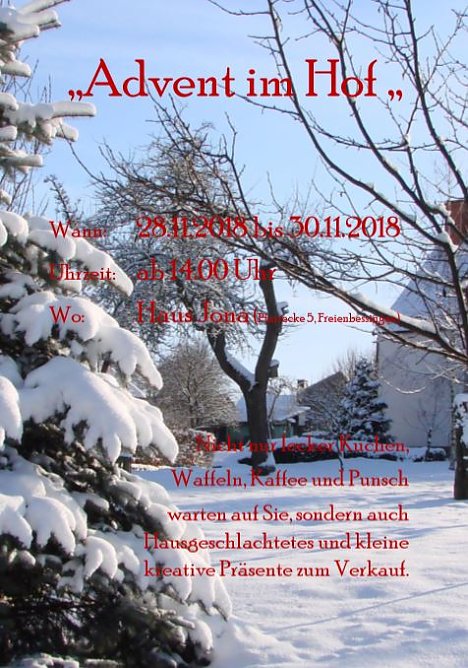 Advent im Hof (Foto: privat) Advent im Hof (Foto: privat)
