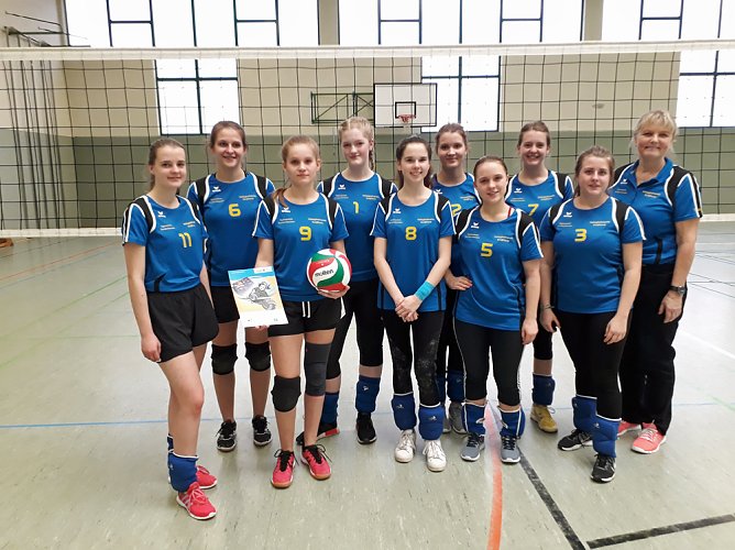 "Jugend trainiert f&uuml;r Olympia" - Volleyball (Foto: Uwe R&uuml;diger)