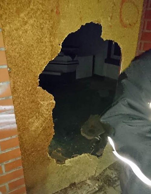 Alte Kaufhalle im Visier (Foto: privat)