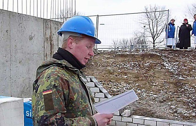 Grundsteinlegung Sportlerheim Westerengel (Foto: Karl-Heinz Herrmann)