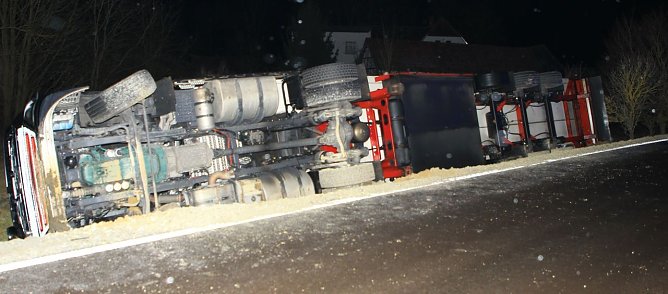 Im Graben gelandet (Foto: S. Dietzel)