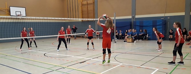 Schulamtsfinale im Volleyball (Foto: Uwe R&uuml;diger)