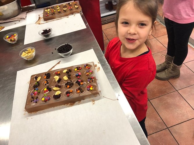 Ein Traum aus Schokolade (Foto: Jugendhilfe- und Förderverein) Ein Traum aus Schokolade (Foto: Jugendhilfe- und Förderverein)