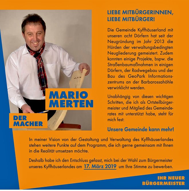 Mario Merten stellt Ziele vor (Foto: Mario Merten)