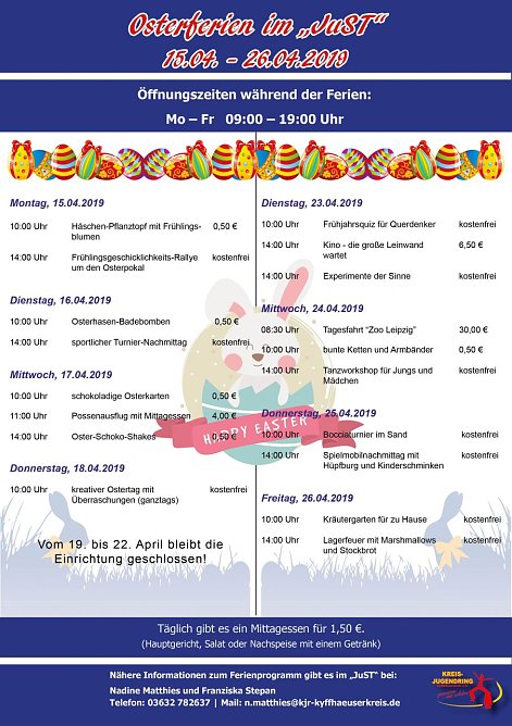 Osterferienprogramm im JuST (Foto: JuST)