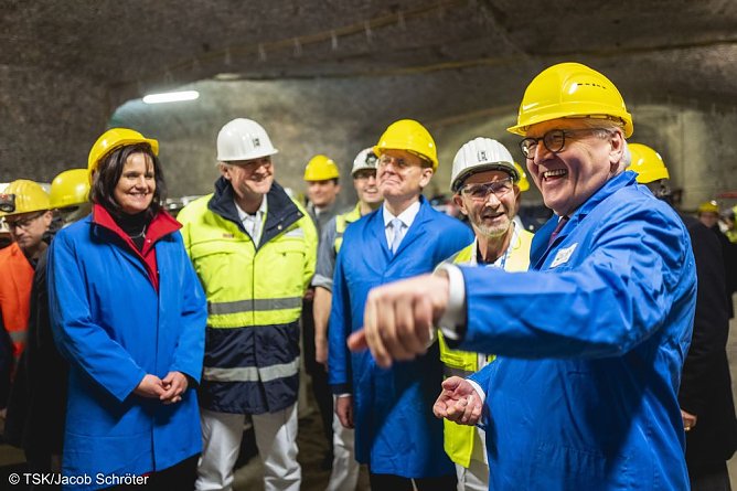Impressionen vom Besuch des Bundespr&auml;sidenten (Foto: TSK/Jacob Schr&ouml;ter)