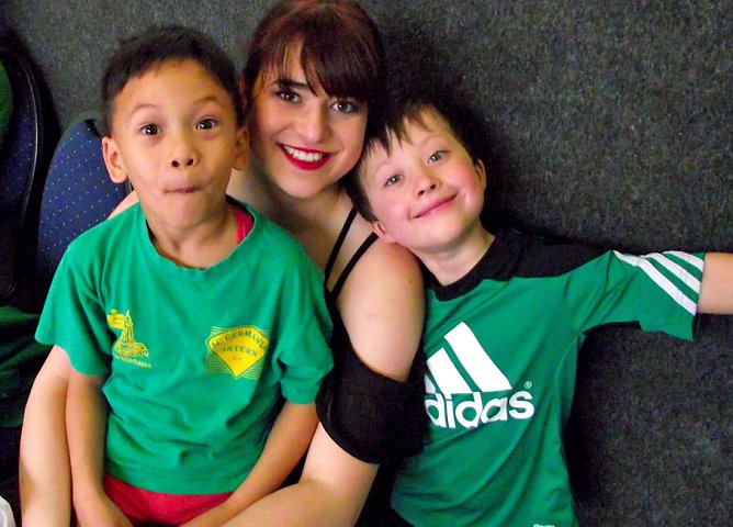 Spannende Kids-K&auml;mpfe bei der Landesmeisterschaft (Foto: AC Germania)