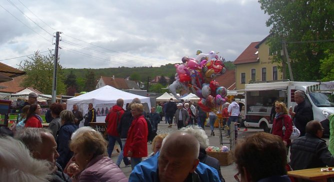 Apfelbl&uuml;tenfest in Gierst&auml;dt sehr gut besucht (Foto: Thomas Leipold)