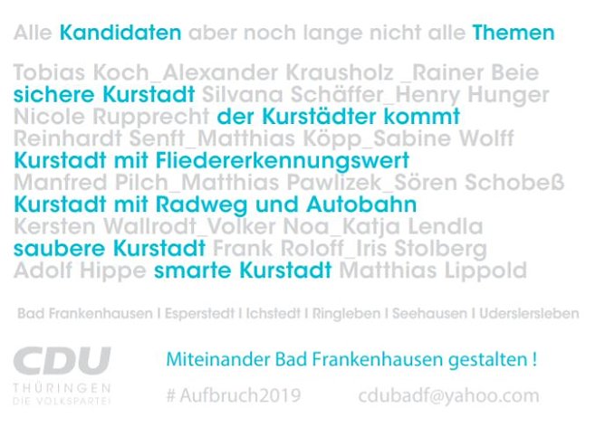 Zum Kneipengespräch geladen (Foto: CDU Bad Frankenhausen) Zum Kneipengespräch geladen (Foto: CDU Bad Frankenhausen)