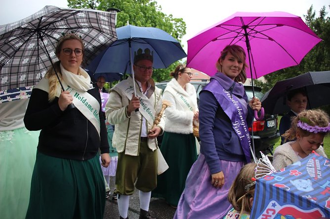 Fliederparade mit Schirm (Foto: Karl-Heinz Herrmann) Fliederparade mit Schirm (Foto: Karl-Heinz Herrmann)
