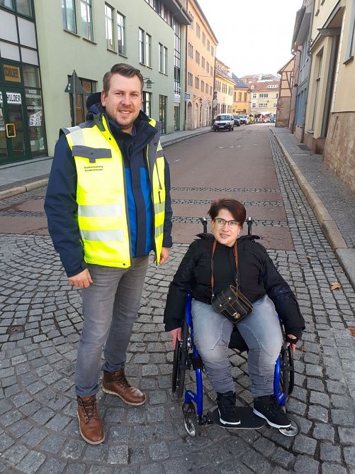 Verbesserung der Barrierefreiheit in Sondershausen (Foto: Carolin Eberth)