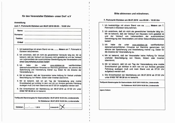 Bereits 7. Straßen-Flohmarkt (Foto: privat) Bereits 7. Straßen-Flohmarkt (Foto: privat)