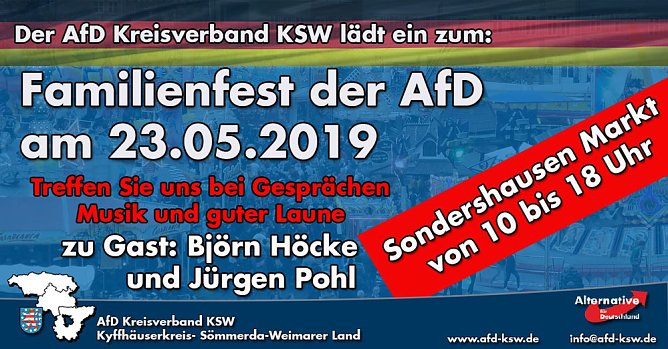 Kleines Stadtfest der AfD (Foto: AfD)