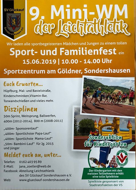 9. Mini-WM mit Sonderaktion f&uuml;r Kinderg&auml;rten (Foto: SV Gl&uuml;ckauf Sondershausen)