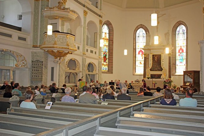 Festgottesdienst zum Jubil&auml;um (Foto: Karl-Heinz Herrmann)