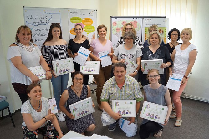 Fachkr&auml;fteschulung Gesund Essen von Anfang an (Foto: Landratsamt Kyffh&auml;userkreis)