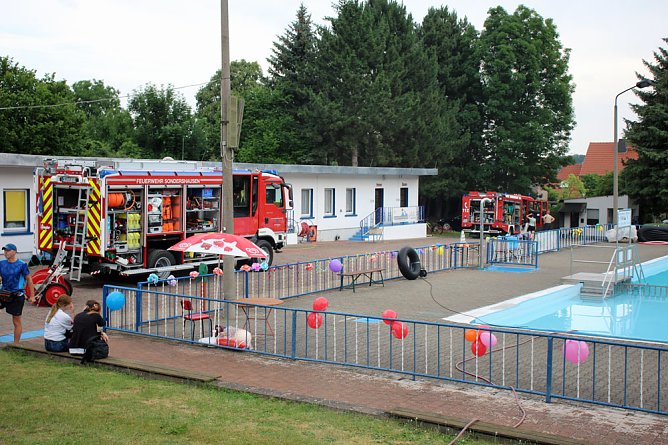 Traditionelles Schwimmbadfest der GS Franzberg (Foto: Karl-Heinz Herrmann)