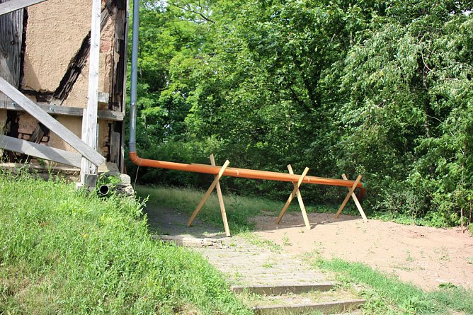 Weg wird repariert (Foto: Karl-Heinz Herrmann) Weg wird repariert (Foto: Karl-Heinz Herrmann)