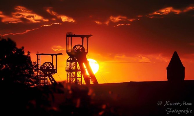 Sonnenuntergang bei Bleicherode (Foto: Hoening Xaver Max)