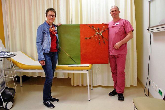 Ein Bild für die Hoffnung: (Foto: KMG Klinikum) Ein Bild für die Hoffnung: (Foto: KMG Klinikum)