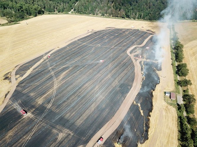 Brand in Neuheide (Foto: Silvio Dietzel) Brand in Neuheide (Foto: Silvio Dietzel)