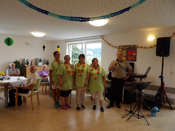 Sommerfest in der Tagespflege Östertal (Foto: Yvonne Kraft) Sommerfest in der Tagespflege Östertal (Foto: Yvonne Kraft)