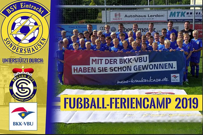 Soccer City Fu&szlig;ballcamp 2019 beendet (Foto: BSV Eintracht Sondershausen)
