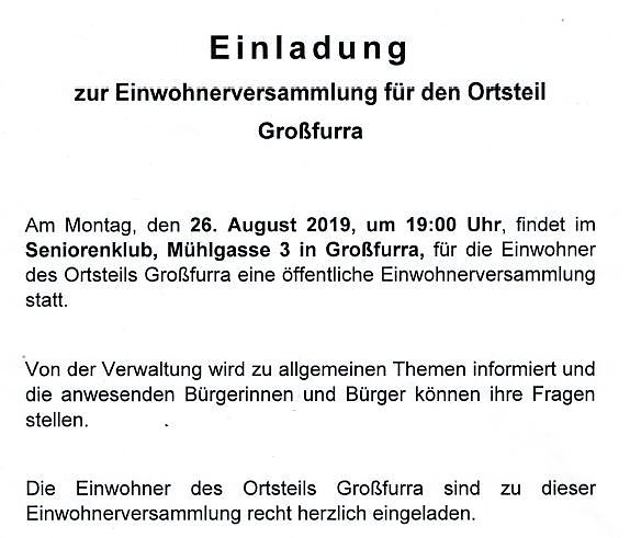 Einwohnerversammlung und Kindersachenb&ouml;rse (Foto: Stadt Sondershausen)