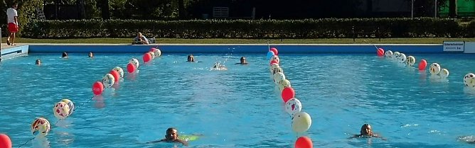 Benefizschwimmen im Greussener Freibad (Foto: privat) Benefizschwimmen im Greussener Freibad (Foto: privat)