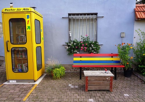Radlerpause mit Niveau in Etzleben (Foto: Peter Ke&szlig;ler)